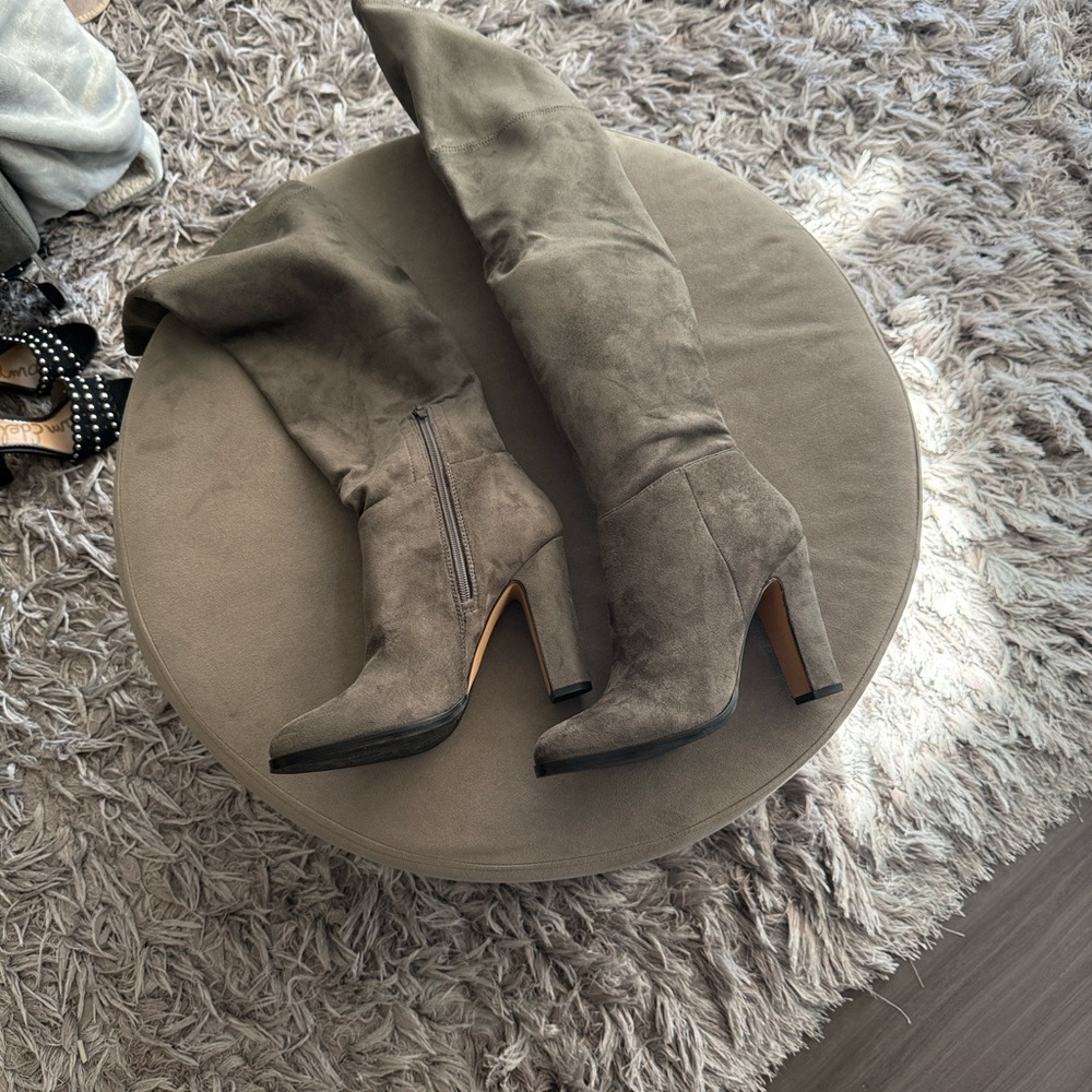 Vince Camuto Over the Knee Boots - Gray